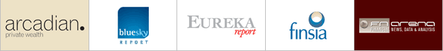 Arcadian Private Wealth, Blue Sky Seport, Eureka Report, Finsia, FN Arena